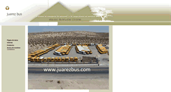 Desktop Screenshot of juarezbus.com