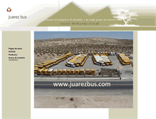 Tablet Screenshot of juarezbus.com